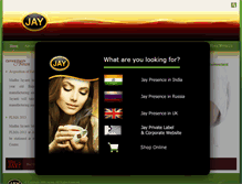 Tablet Screenshot of jaytea.com